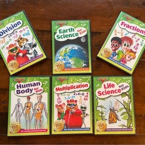 Rock n Learn CD’s. Ages 8-10. Fun Way to Learn